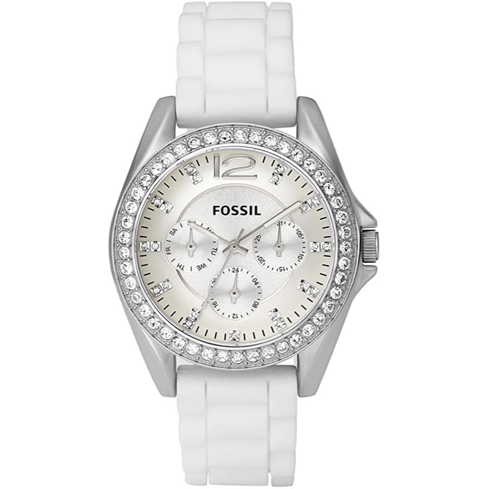 white fossil watch